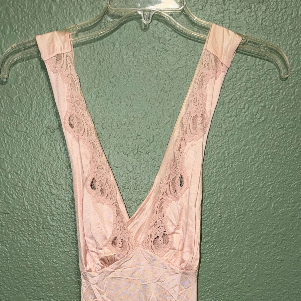 Vintage Lace Evening Gown Slip Dress - Picture 4 of 10